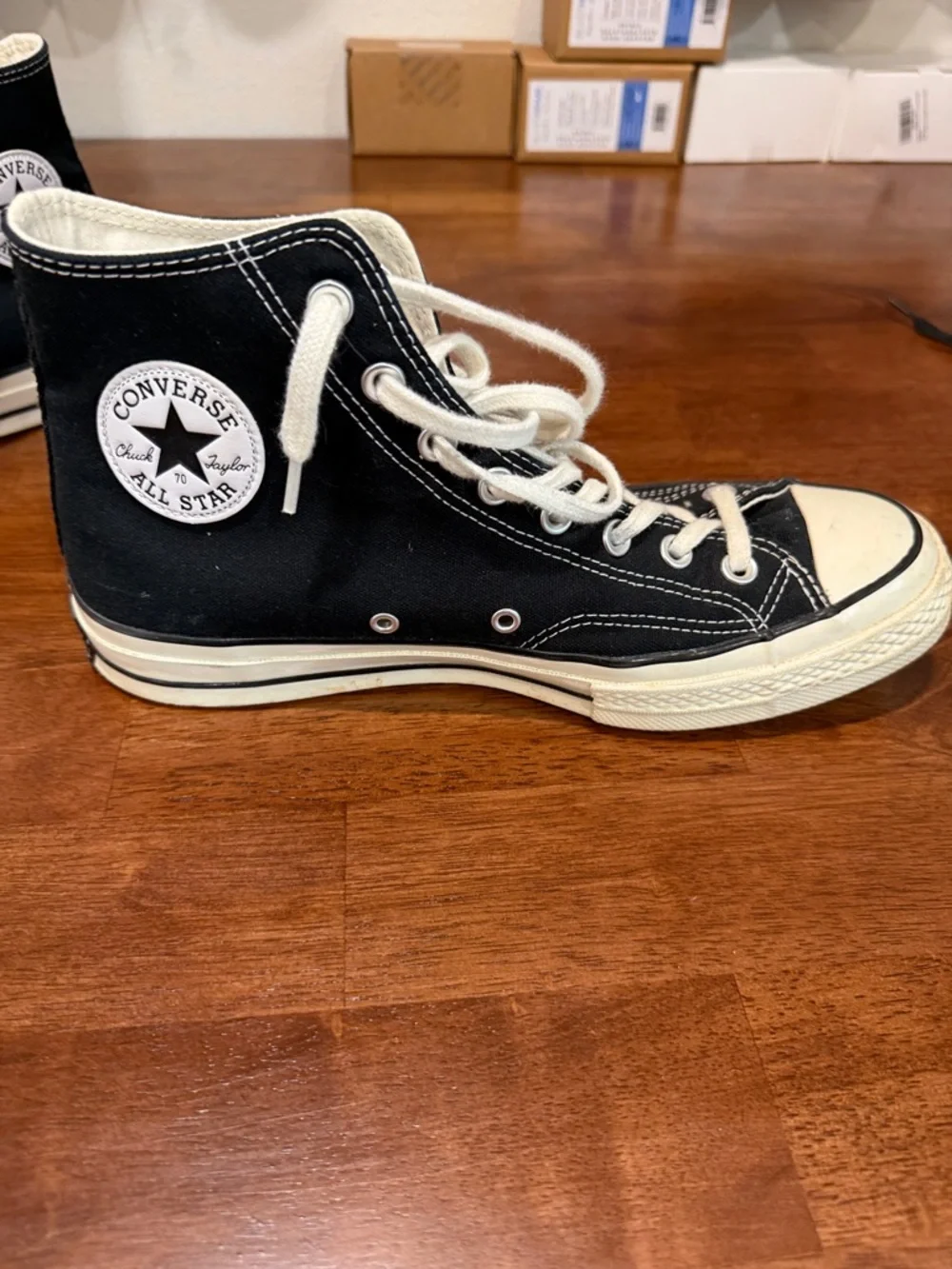 Converse Chuck 70 Black Hightops - Picture 4 of 10